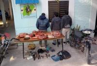 Demoraron a cazadores furtivos con carne de animales silvestres