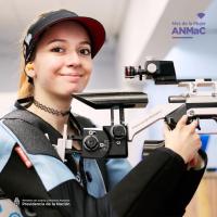 El entrenador mendocino Mario Negri trabaja con María Laura Rodríguez Belvedere